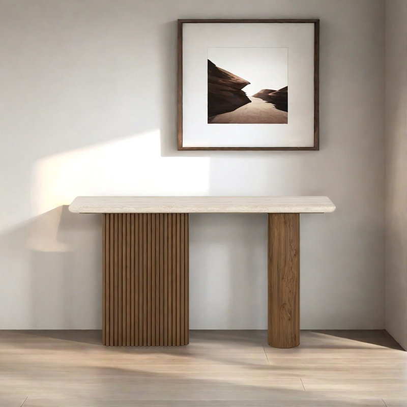 Console Retro Minimalist Art, H 31,5 po x l 62,99 po x P 15,75 po