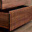 Commode d'appoint de sol en noyer