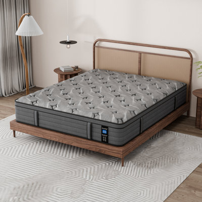 14" Firm Euro Top Memory Foam Hybrid Mattress with Gel Memory Foam