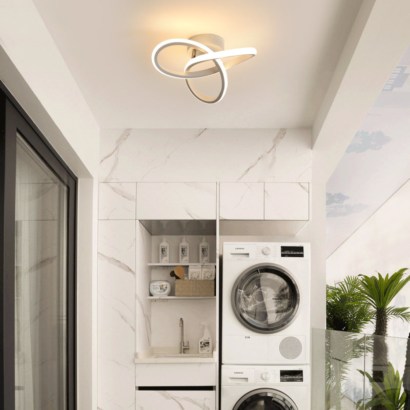 Camrun 3-Light LED Flush Mount Warm Light