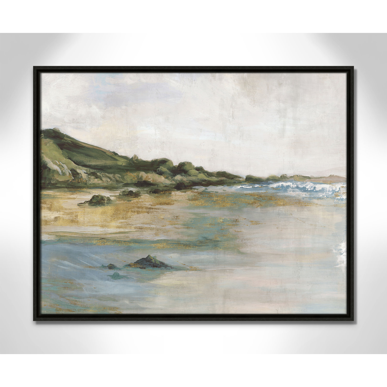 Tide’s Edge Print by , Espresso, 23.5" H x 29.5" W