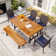 Alyah Rectangular 6 - Person 67.7'' Long Dining Set with Cushions
