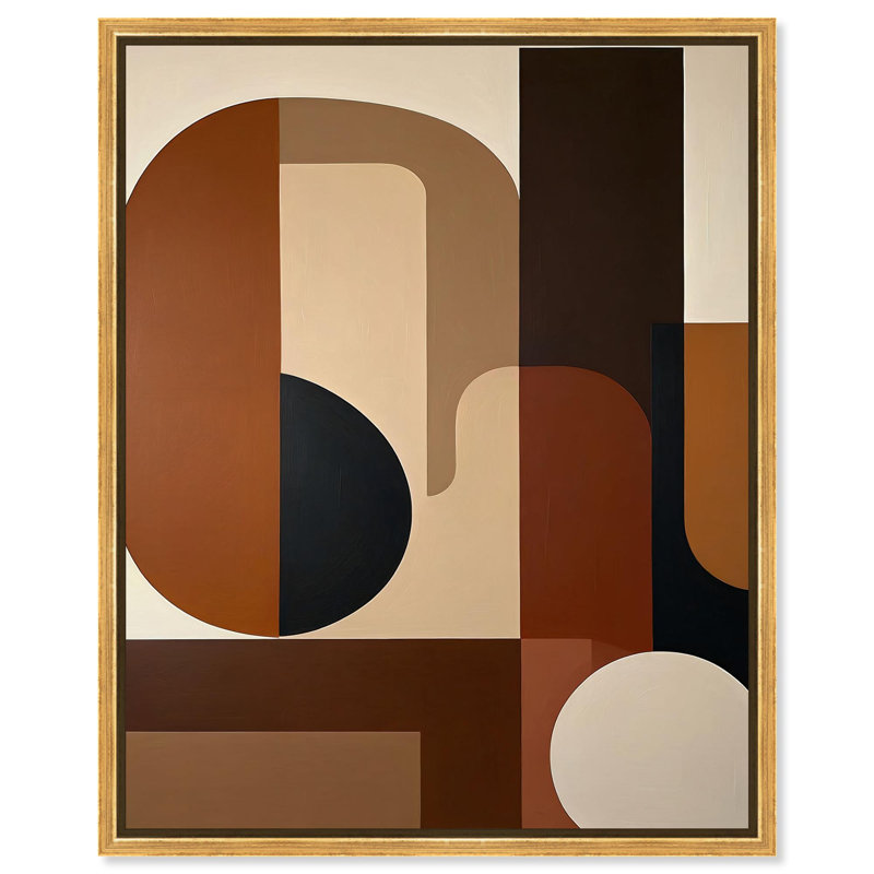 "Andaei III", reproduction d'art moderne sur toile par Art Remedy, cadre doré, 16 x 20, H 21 po x l 17 po, Encadrement doré