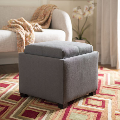 Motto Leather Ottoman
