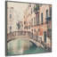 «Wandering The Streets of Venice» par Laura Evans, reproduction d'art sur toile encadrée