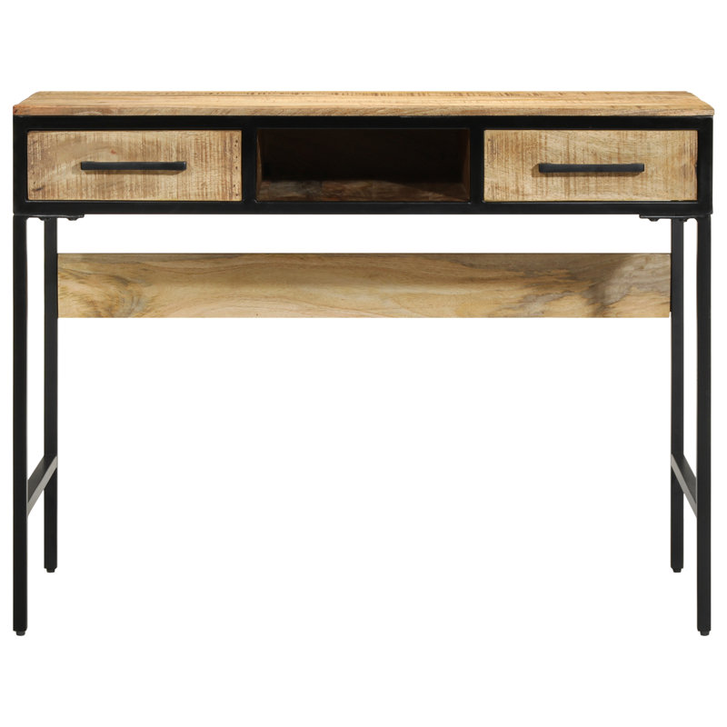 Desk 50x75 Cm Solid Wood Rough Mango