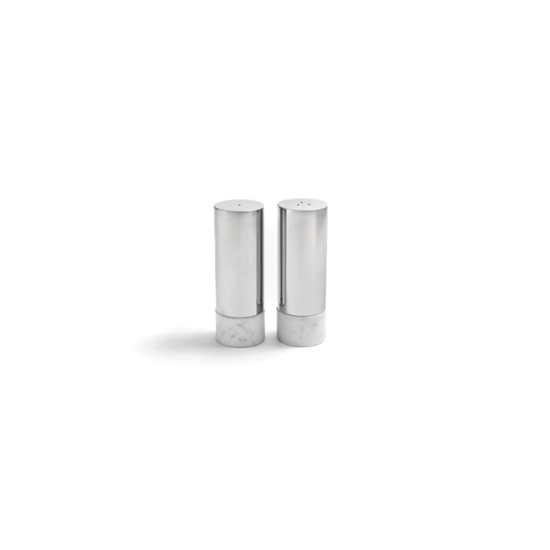 Ensemble salière et poivrière Coluna Dual, Argent