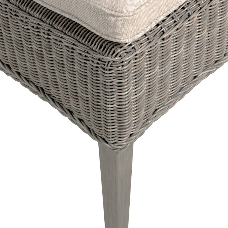 Chaise d'appoint Astoria tissée - huître / huître, Huître, Lin Dove Sunbrella®, Welt
