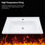 Plateau de meuble-lavabo simple blanc 32 po x 20 po (lavabo seulement)