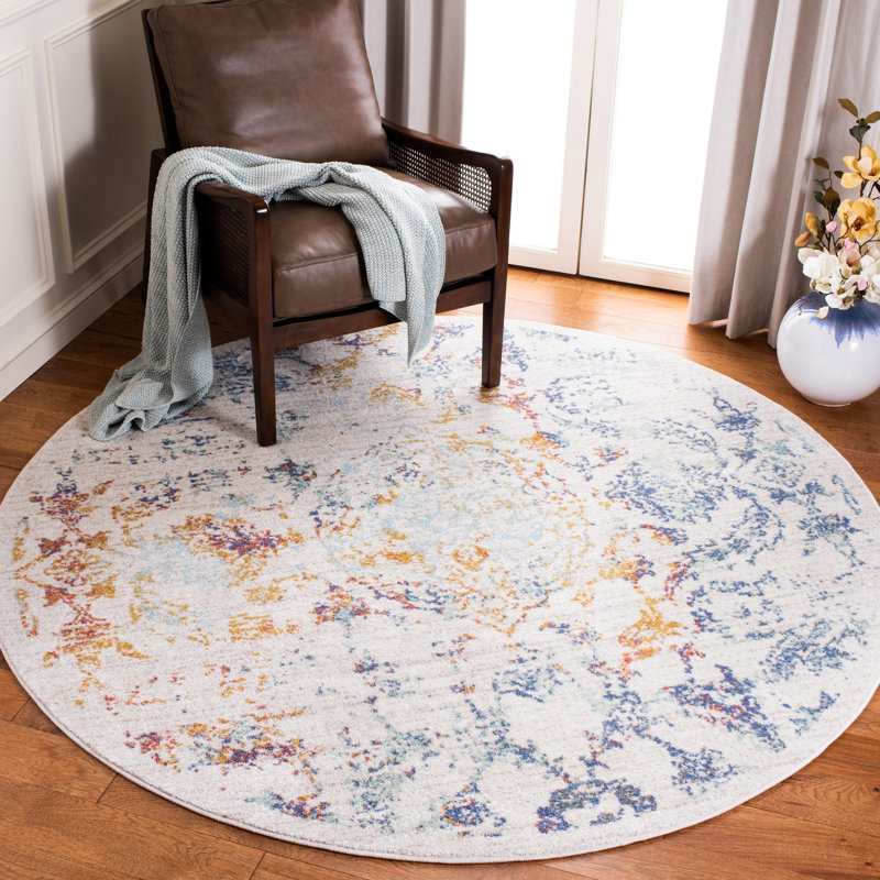 Blanchard Performance Oriental Rug, Round 6'7" 