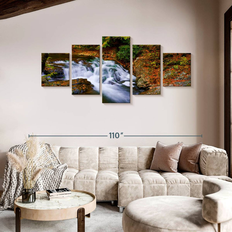 Smoky Mountains Creek, 42" H x 92" W