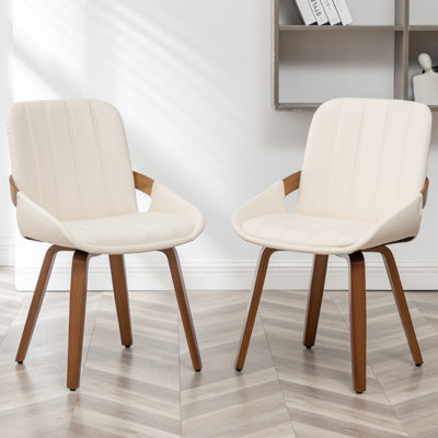Chaise rembourrée en similicuir Kelham 