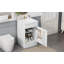 Meuble-lavabo de 20 po avec lavabo, meuble-lavabo avec tablette de porte et tablette réglable-2054580769