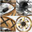 23" Boho Rattan Caged Flush Mount Ceiling Fan with Light and Remote/APP Control, Rustic Farmhouse Low Profile Bladeless Fandelier Ceiling Fan for Bedroom, Living Room