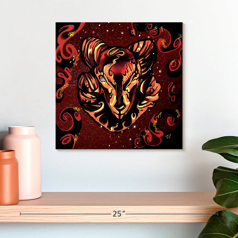 Adella Zodiac Collection Aries, 16" H x 16" W