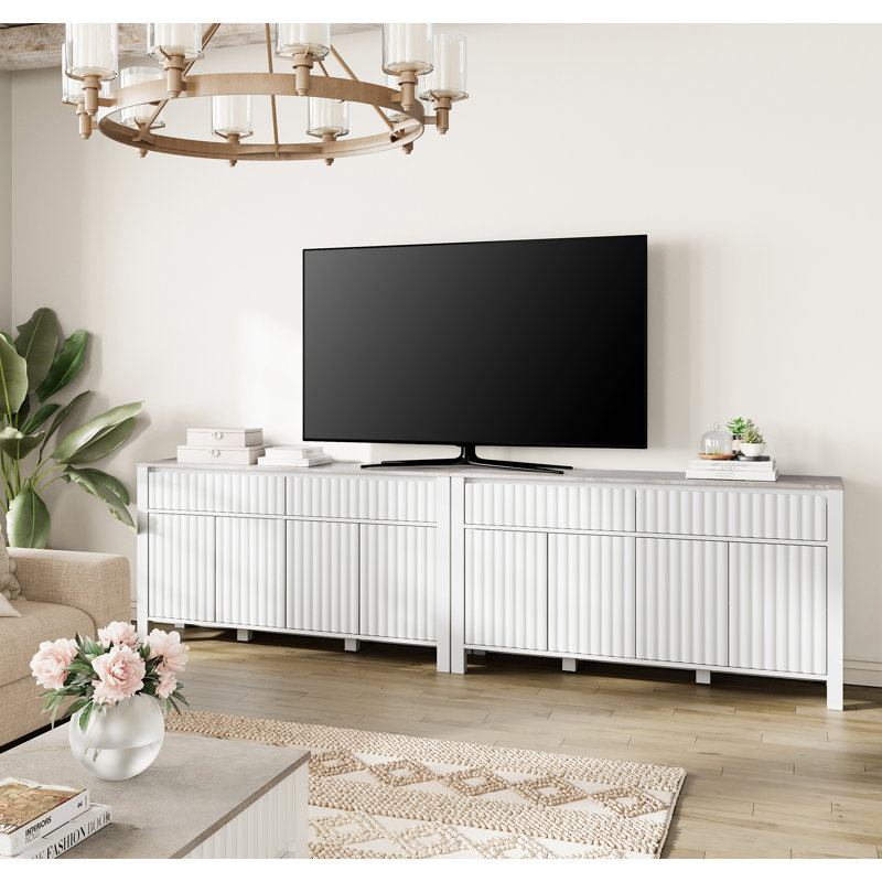 Crédence de rangement l 113,8 po Ternisha