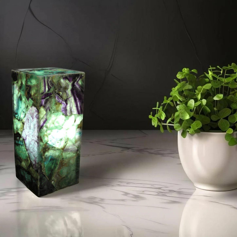 Lampe fluorescente émeraude galaxie