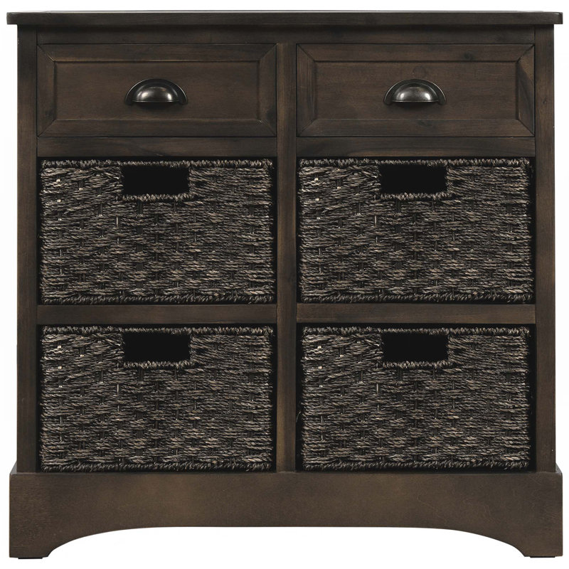 Armoire de rangement rustique, Gris clair