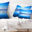 Coussin lombaire en mer seascape jeté