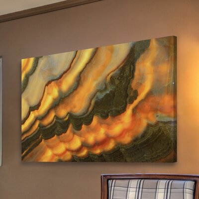 Burning Layers' Painting Print on Wrapped Canvas -  Marmont Hill, MH-ABGEO-161-C-24