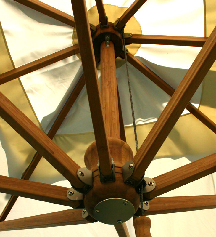Sidewind 138'' W Cantilever Umbrella, Harvest Wheat