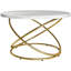 Table basse 31,5 "avec pieds croisés en métal-805784726-805784727