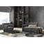 Black Cement Wallpaper Peel And Stick 15.7" X 394" Roll For Accent Wall Decor