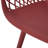 Outdoor Poppy Chair: Weather-, Stable, Red Polypropylene, 23.2 In.D X 21 In.W 32 In.H, Minimalist Chair For Space: Modern, In.H-267229988