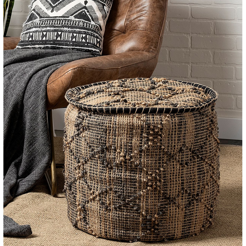 Zeitz Upholstered Pouf