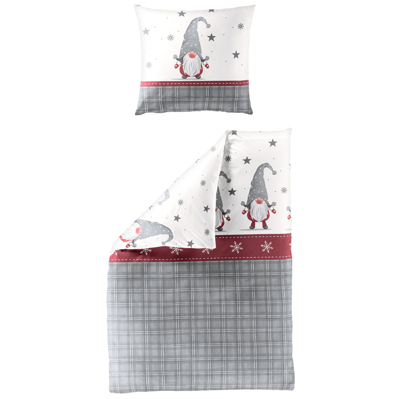 No Pattern Duvet Cover Set with Pillowcases, Single - 1 Pillowcase (80 x 80 cm)