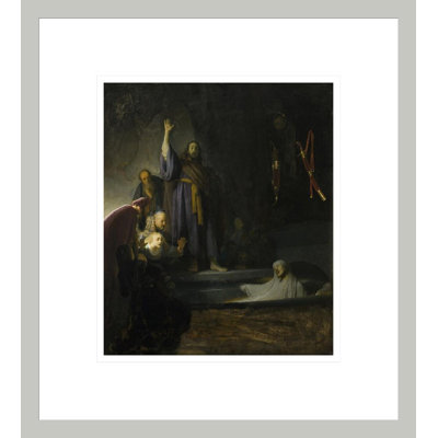 The Raising of Lazarus by Rembrandt van Rijn - Framed Giclee Print