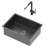 Polyfurniture 18'' L Undermount Single Bowl Stainless Steel Kitchen Sink