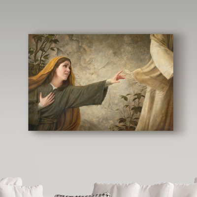 « a thread of foi », reproduction de peinture à l’acrylique sur toile tendue