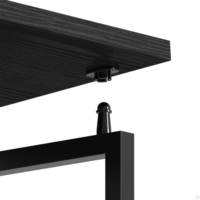 Bureau pliable peu encombrant - noir