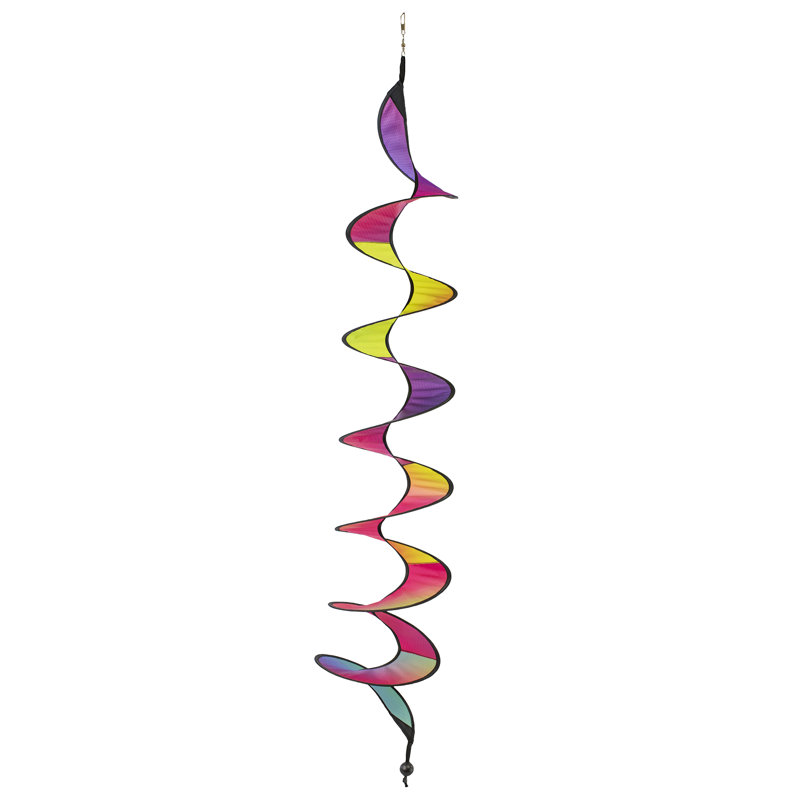 Jewel Curlie Wind Spinner, 48" H x 9" W x 9" D