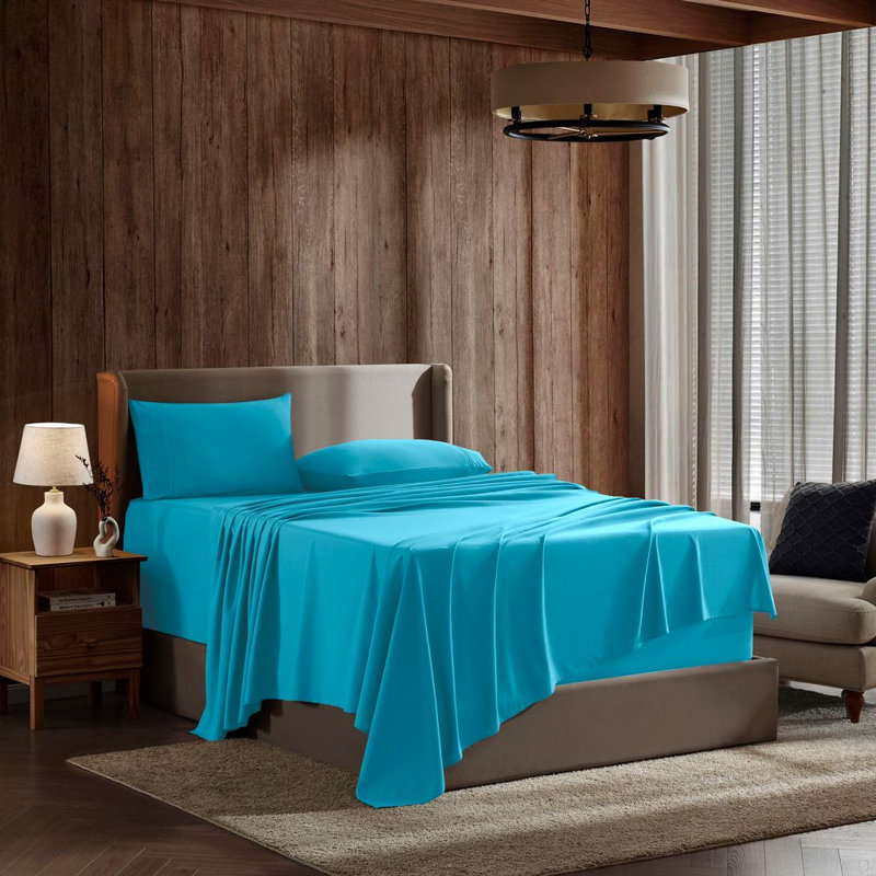 Ensemble de draps en micro-fibre, Bleu de plage, Système d'enceinte très grand