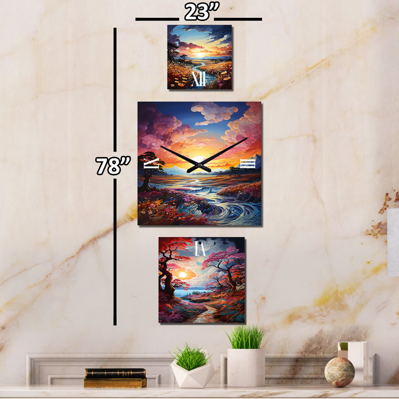 Stilla Metal Wall Clock