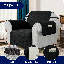 Quilted Reversible with Pockets and Adjustable Strap Armchair Slipcover-1739788511