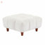 Canapé convertible modulaire avec repose-pieds mobile et coussins décoratifs, parfait pour le confort et le style de tout salon.