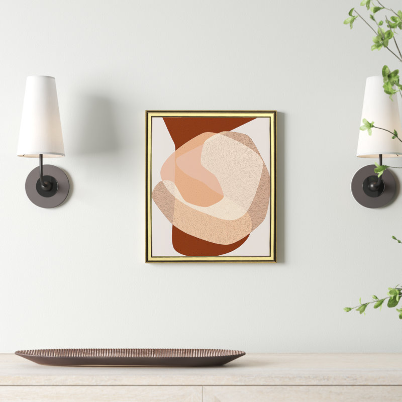 Mid Century Boho 5, 14.25" W x 16.25" H, Gold