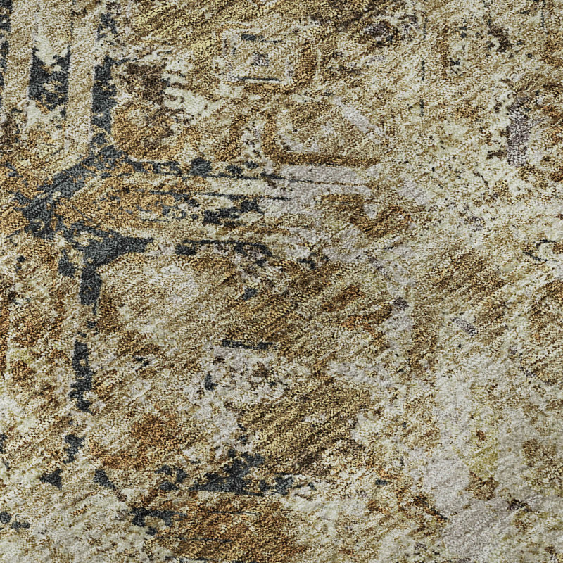 Premium Machine Washable Prisco Beige Rug, Runner 2'3" x 7'6"