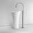 Wenty 20.27'' Solid Surface Circular Bathroom Sink