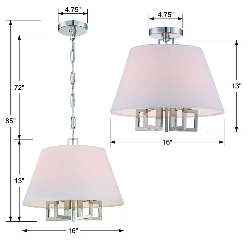 Akanke 5 - Light 16" Flush Mount