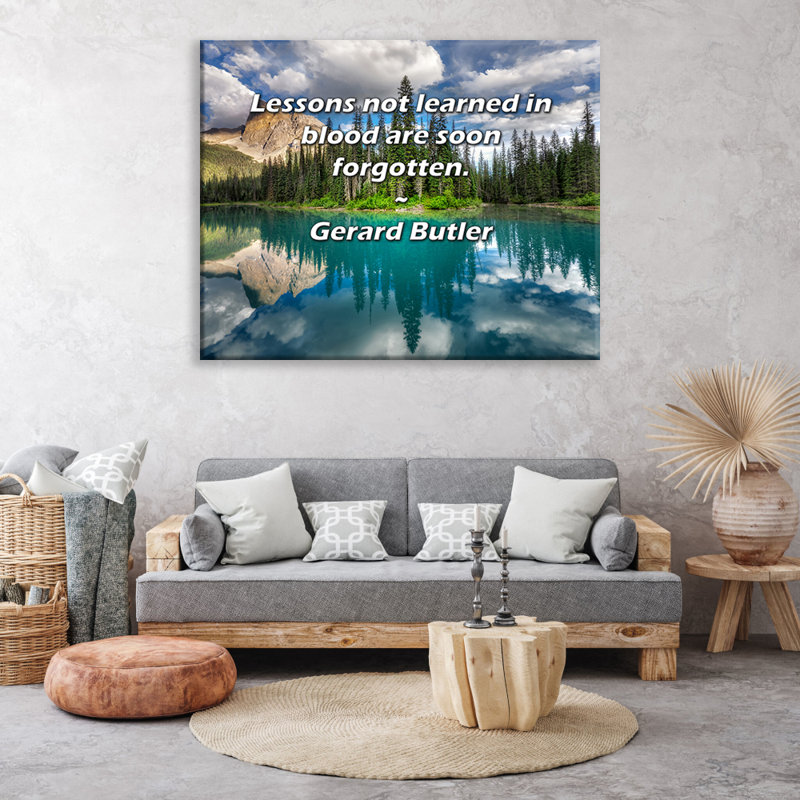 World Menagerie Gallery Wrapped Canvas By Bugsy Siegel: "Everybody deserves a fresh start every once in