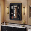 Armoire de salle de bain avec miroir, armoire à pharmacie murale avec 4 tablettes, armoire de rangement avec miroir-961518344