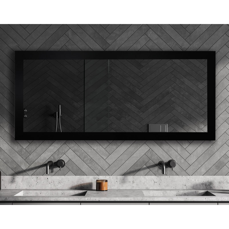 Mirror, 33" x 60", Black