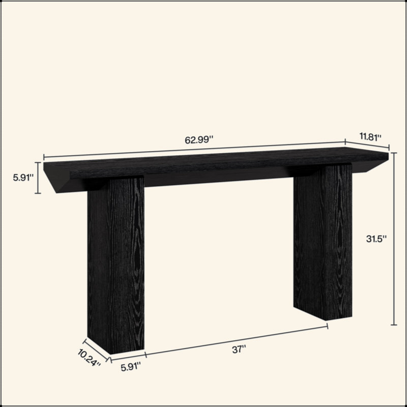 Console extra longue Industrial Farmhouse