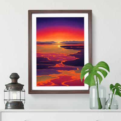 Unique Sunset - Framed Print