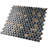 Supreme Tile Metro Round 0.8" x 0.8" Porcelain Mosaic Wall & Floor Tile-50389545