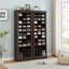 Armoire à chaussures, armoire de rangement pour chaussures avec portemanteau-1216024779